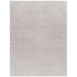 TT Home Kurzflorteppich 140 x 200 cm Silber
