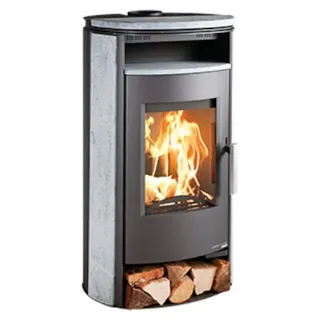 Haas+Sohn | Kaminofen | Hallstatt | Speckstein | 8 kW - Grau