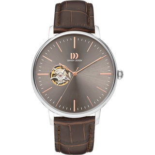 Danish Design Herren Analog Automatik Uhr mit Leder Armband IQ18Q1160