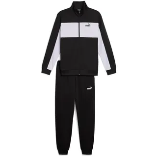 Puma Poly Colorblock Suit Trainingsanzug Schwarz M