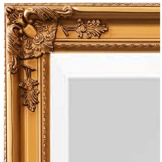 LC Home Spiegel LC Home Wandspiegel Barock XXL Spiegel Gold ca. 200 x 100 cm Antik-Stil Ganzkörperspiegel