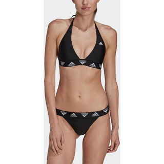 Bustier-Bikini ADIDAS PERFORMANCE "NECKHOLDER BIKINI" Gr. M, N-Gr, schwarz-weiß (black, white) Damen Bikini-Sets Bekleidung