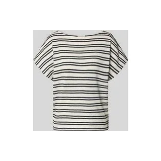 T-Shirt aus Viskose-Mix Modell 'Sostal', Marine, 42