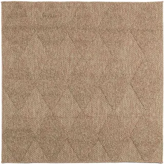 vidaXL Bereichsteppiche Quadratisch AGIRA Natur 200 x 200 cm