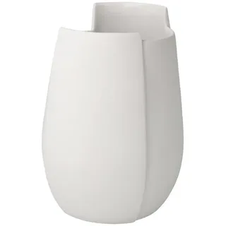 GOEBEL Vase Ova 16 cm Weiß