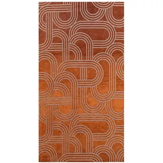 lola&moi Teppich 80 x 150 cm Rot