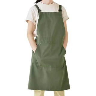 Small snail Künstlerschürze mit Großer Tasche Japanische Stil Schürzen Töpferschürze Kunstschürze Adult Malerei Kittel für künstlerisches Schaffen, Keramik, Malerei
