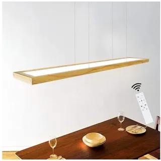 Nettlife Hängeleuchte Pendelleuchte 150CM Massivholz gefertigt, LED fest integriert, Warmweiß Neutralweiß Kaltweiß weiß