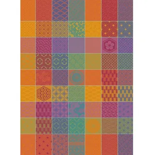 Garnier GARNIER-THIEBAUT Geschirrtuch MILLE HANA FLORALIES 56 x 77 cm 100% Baumwolle