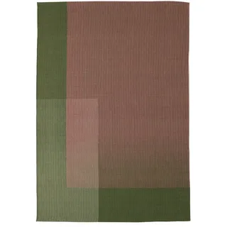 nanimarquina - Haze 3 Wollteppich, 170 x 240 cm, grün / rosé