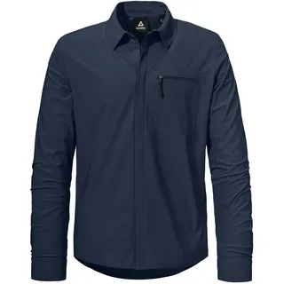 Schöffel Jersey Shirt Style Calmay Hemd Blau 54