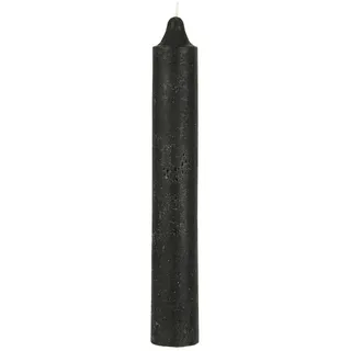IB Laursen Dickere Rustikale Stabkerze 25 cm, Ø 3,8 cm, Höhe 25 cm, Ø 3,8 cm, schwarz