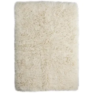 Steffensmeier Flokati 4000 Wollteppich 70 x 140 cm Beige