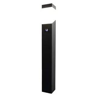 Heitronic Wegeleuchte Aluminium 80 cm E27 mit Bewegungsmelder grau