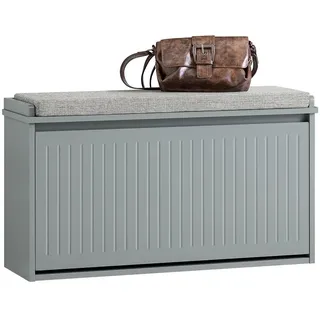 SoBuy Schuhbank FSR98 80 x 45 x 26 cm grau