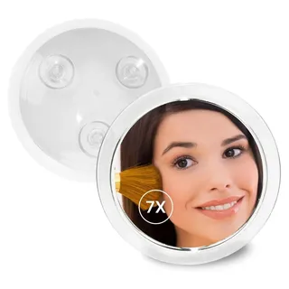 Omgoods – Vergrößerungsspiegel für Make-up mit Saugnäpfen und 7-facher Vergrößerung - Bunt