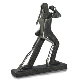 Moritz Skulptur Tänzer tanzend 38 x 7,5 x 30,5 cm Holz Deko Figur Tischdeko