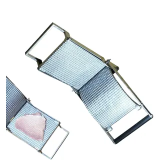 Fleischzartmacher-Werkzeug, Schnitzelmaschine, Manuelle Fleischpresse, Manuelle Küchenhelfer Aus Edelstahl, Steak-Glättungswerkzeug, Fleischklopfer, Professionelle Alternative Zum Grillen Und Camping