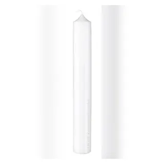 Kopschitz Kerzen Altarkerzen Weiß 400 x Ø 30 mm, 12 Stück