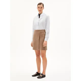 ARMEDANGELS Miniröck Damen Meliert Braun/Beige XL