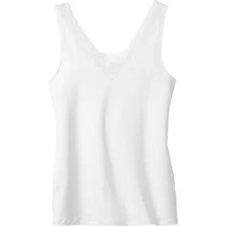 CALIDA Natural Comfort Lace Tank Top Weiß M