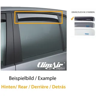 CLIMAIR Windabweiser Master (hintere Türen) stark getönt cls0044278d hinten