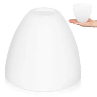 Ciieeo Lampenschirm Aus Milchglas Für E27 Fassung Lampenglas Für E 27 Glas Lampenschirm E27 Als Abdeckung Für Tischlampe Stehlampe Und Hängelampe Für Wohnzimmer Schlafzimmer 14.50 X 14.50 X 14.00 cm