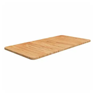 vidaXL Waschtischplatte Hellbraun 80x40x1,5 cm Massivholz Behandelt