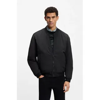 BOSS ORANGE Bomberjacke Ovarsi Relaxed Fit, leicht wattiert schwarz L (50)
