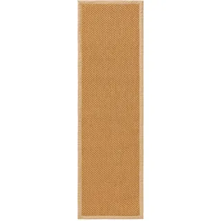 benuta Pure Sisalteppich Beige, Textil, Beton Optik, Rechteckig, 70x300 cm Gots, für Fußbodenheizung geeignet, Teppiche - Böden, Teppiche