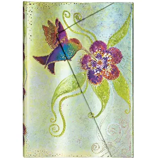 Paperblanks Laurel Burch Kolibri Ausgefallene Kreationen - Notizbuch Midi Liniert - Paperblanks, Midi (180 x 130)