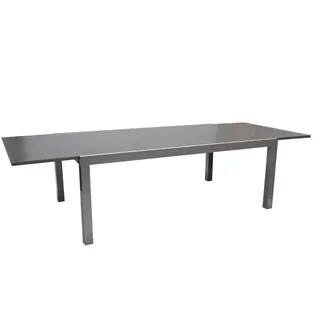 gartenmöbel einkauf Ausziehtisch 200/300 x 110 x 75 cm Grau
