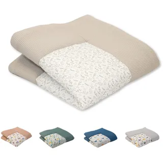 ULLENBOOM Krabbeldecke für Baby 140x140 cm - Dick und weich gepolstert
