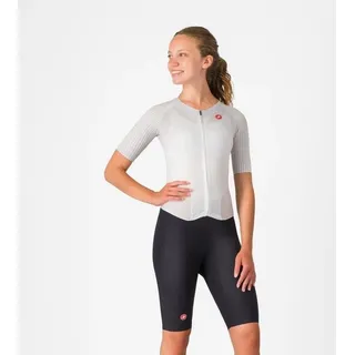 Castelli free sanremo 3 topspeed 3 damen mc dreifachanzug weis schwarz - M