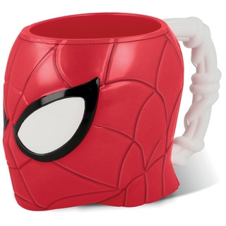TataWay in viaggio si cresce Marvel Kinderbecher Spiderman 3D-Figur Herren Spinne 210 ml mit Henkel