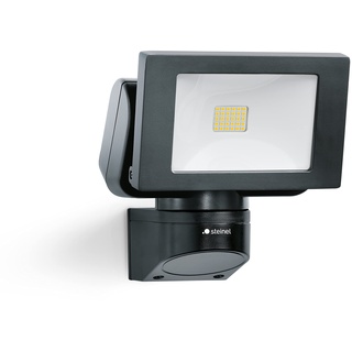 Steinel LED Außenstrahler LS 150 schwarz, 14,7 W Flutlicht, 1375 lm, schwenkbarer Strahler-Kopf, neutralweiß (4000 K), IP44
