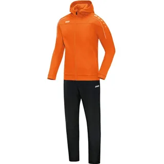 Jako Präsentationsanzug Classico mit Kapuze Neonorange 46
