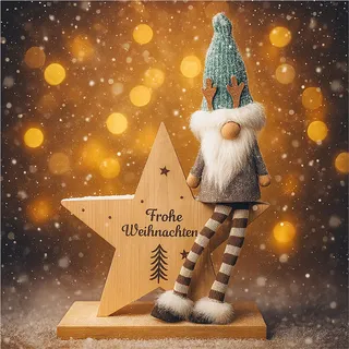 Gravidus Weihnachtsstern 22,5 cm grün/weiß