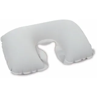 Bestway aufblasbares Nackenkissen | praktisches Reise-Nackenkissen 37x24x10cm (grau)