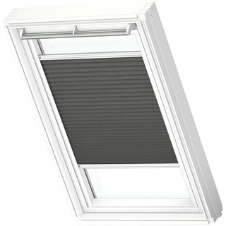 Velux Dachfensterplissee FHL SK08 1274SWL  (Farbe: Graphit - 1274SWL, Farbe Schiene: Weiß, Manuell)