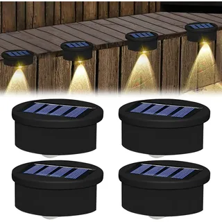 Set Mit 4 Schwimmenden Solarleuchten Für Schwimmbäder, Solar-led-poolbeleuchtung, Wasserdicht, Für Gartentreppen, Zäune Und Terrassen.