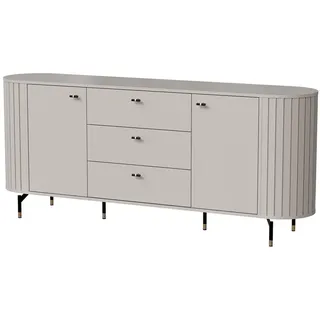 designimpex Sideboard Design Kommode Roma DO-4 Sideboard Schublade Wohnzimmer Ablage Tisch beige