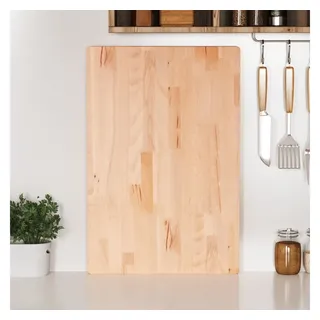 vidaXL Schneidebrett 60 x 40 x 4 cm Massivholz Buche 1-tlg. Braun