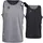Core XK Basketball Tanktop Kinder black/alloy 116