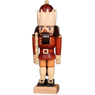 Christian Ulbricht Nussknacker König klein Natur - 29 cm