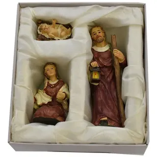 Geschenkestadl Krippenfiguren 3-teiliges Set Krippe Figuren bis 8,7 cm