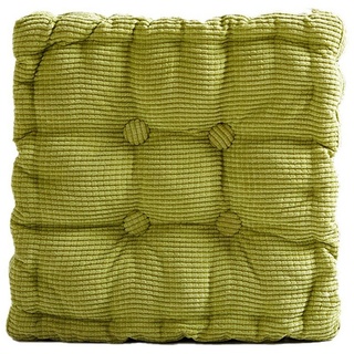 Juoungle Sitzkissen Rutschfeste Memory-Schaum-Stuhlpolster für Esszimmerstühle, Memory-Schaum gefüllt grün