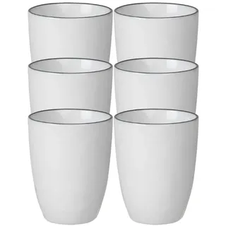 Broste Copenhagen Salt Espresso Becher ohne Henkel 0,1 l Set6