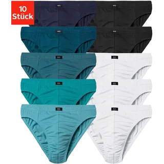 H.I.S. H.I.S »Männer Unterhose«, (Packung, 10 St.), in unifarben, Gr. 8 (XXL), hellblau, hellpetrol, petrol, dunkelpetrol, navy, weiß, schwarz, , 73348623-8