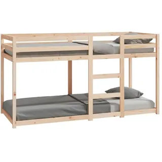 vidaXL Etagenbett 80 x 200 cm Kiefer massiv braun